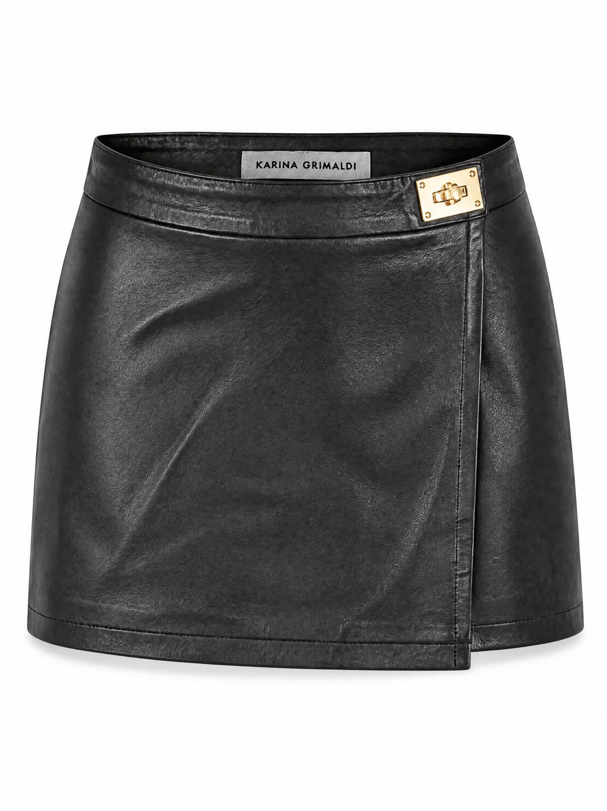 Pauli Leather Mini Skirt - Karina Grimaldi - COLOR GAME