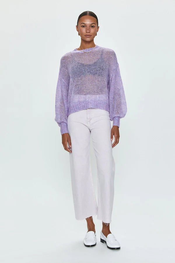 Penny High Rise Wide Leg Crop Lavender Haze - FINAL SALE - Pistola - COLOR GAME