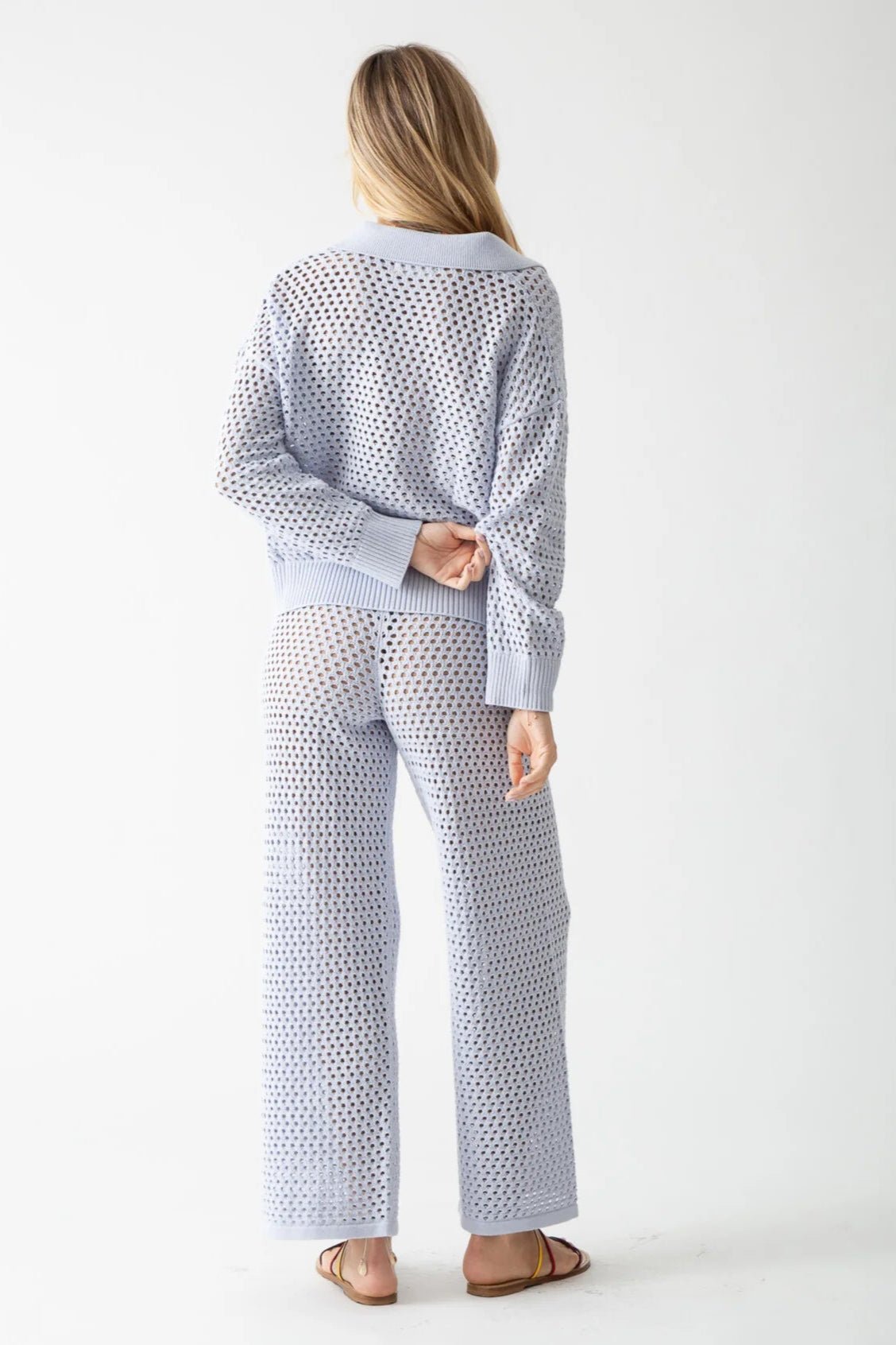 Polo Sweater Lavender - Electric & Rose - COLOR GAME