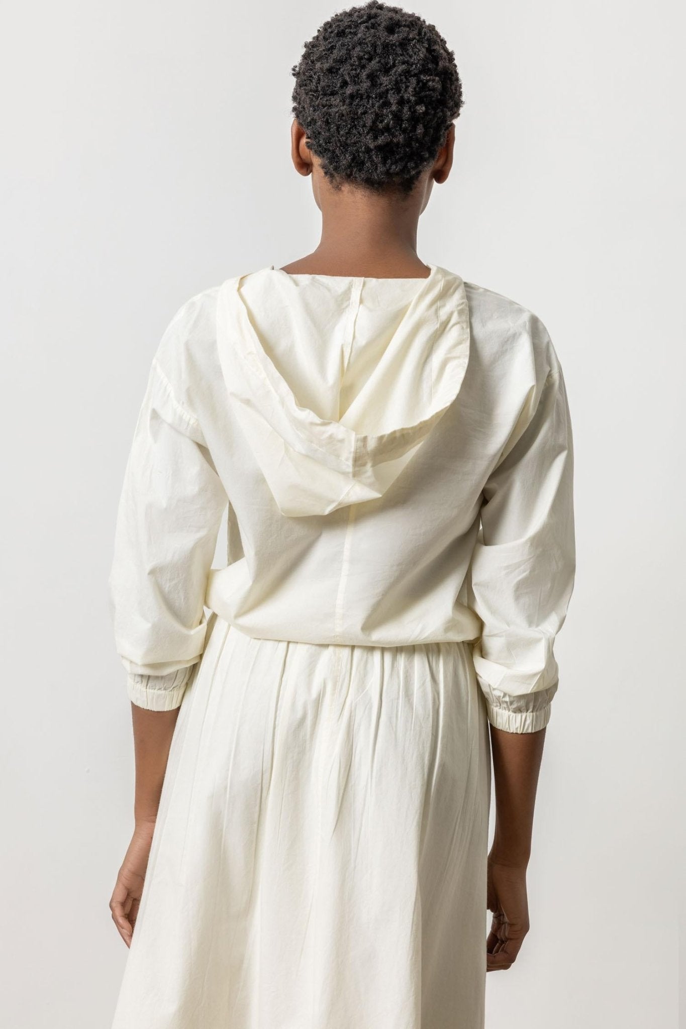 Poplin Hoodie Top Magnolia - Lilla P - COLOR GAME