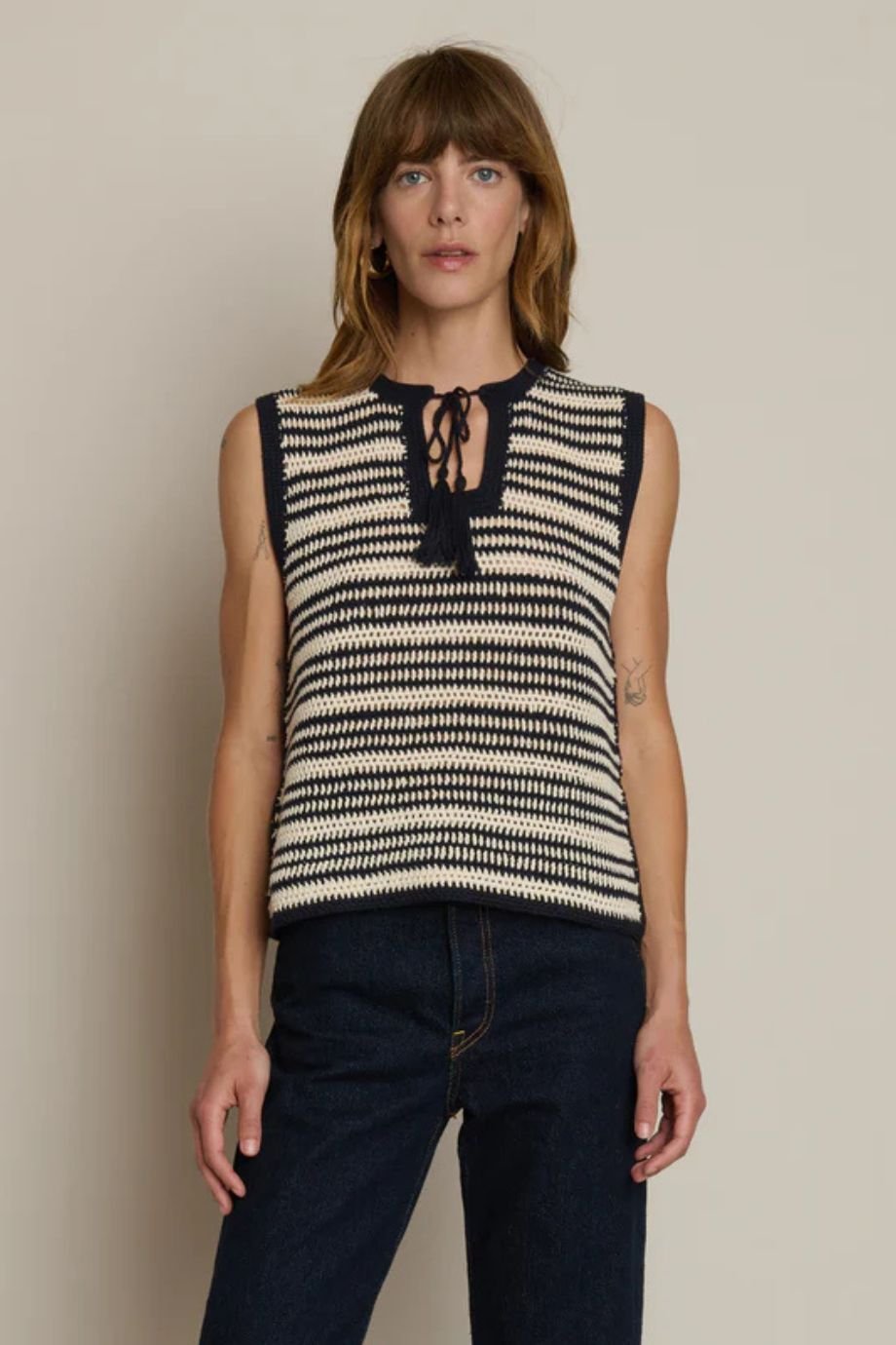 Priscilla Crochet Tank - Nation Los Angeles - COLOR GAME