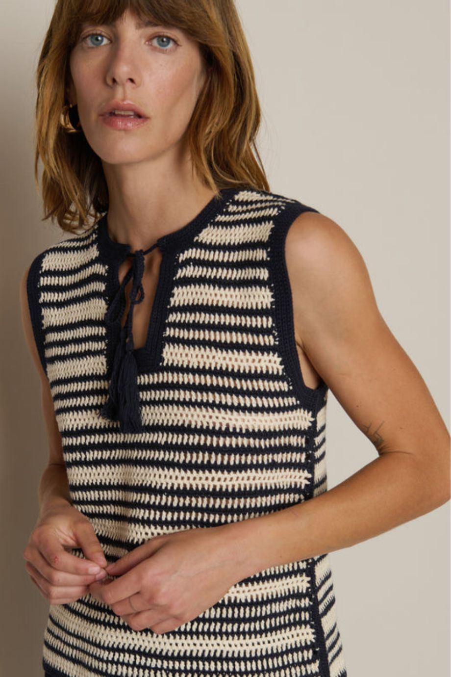 Priscilla Crochet Tank - Nation Los Angeles - COLOR GAME