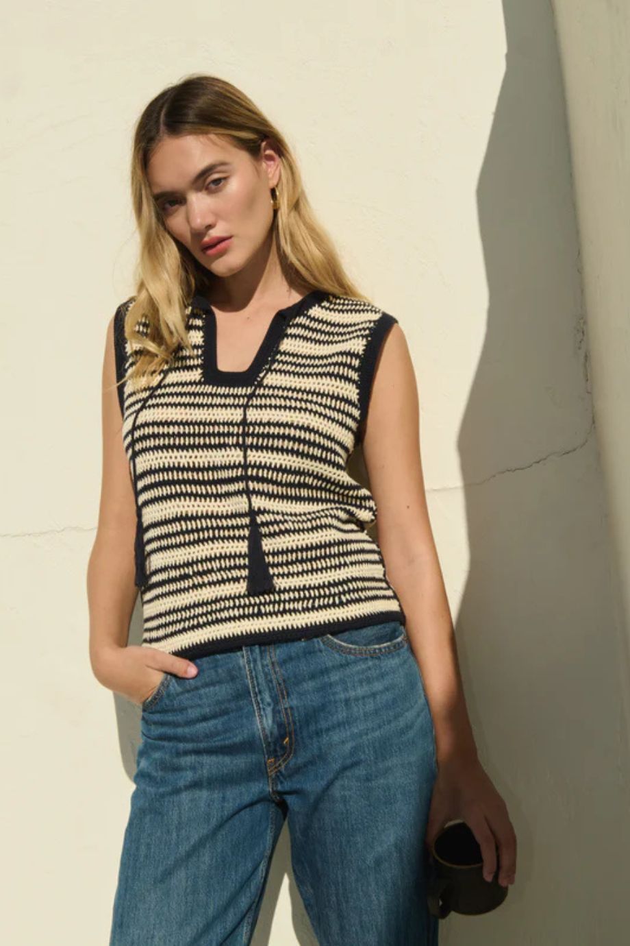 Priscilla Crochet Tank - Nation Los Angeles - COLOR GAME