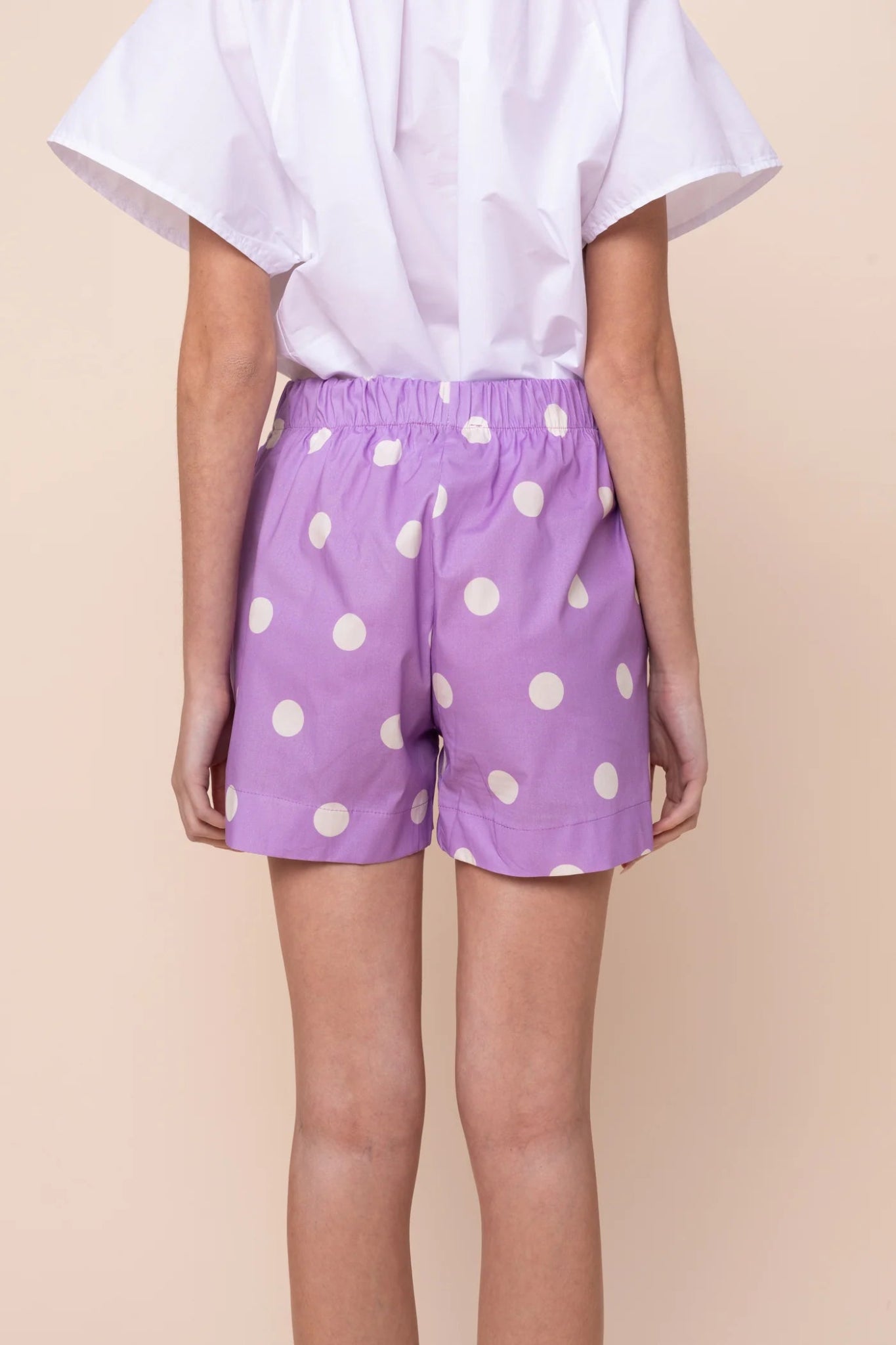 Reese Drawstring Cotton Shorts - Sofia - COLOR GAME