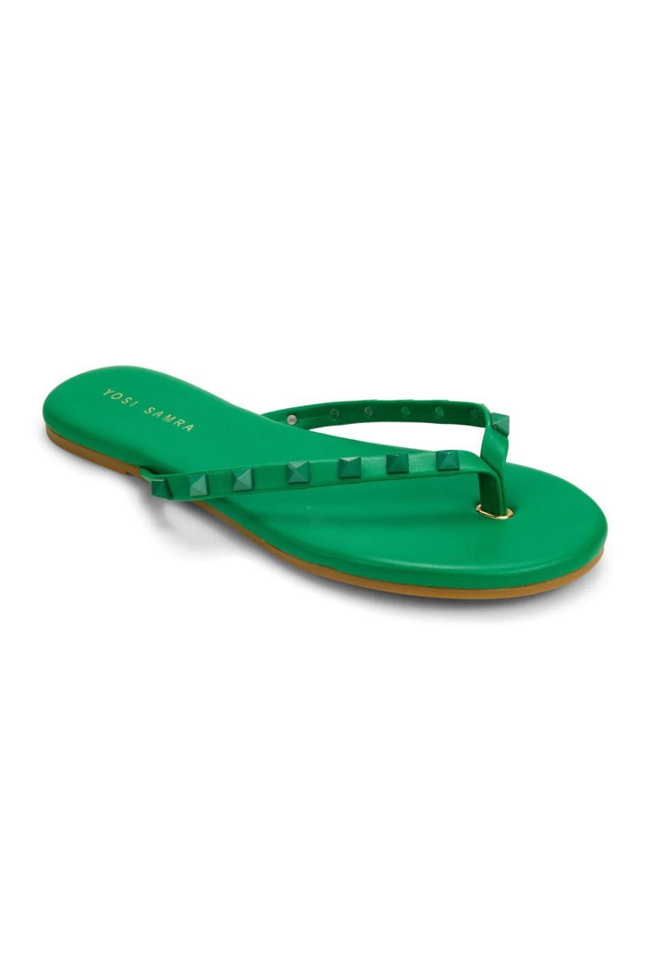 Rivington Stud Flip Flop Green - Yosi Samra - COLOR GAME