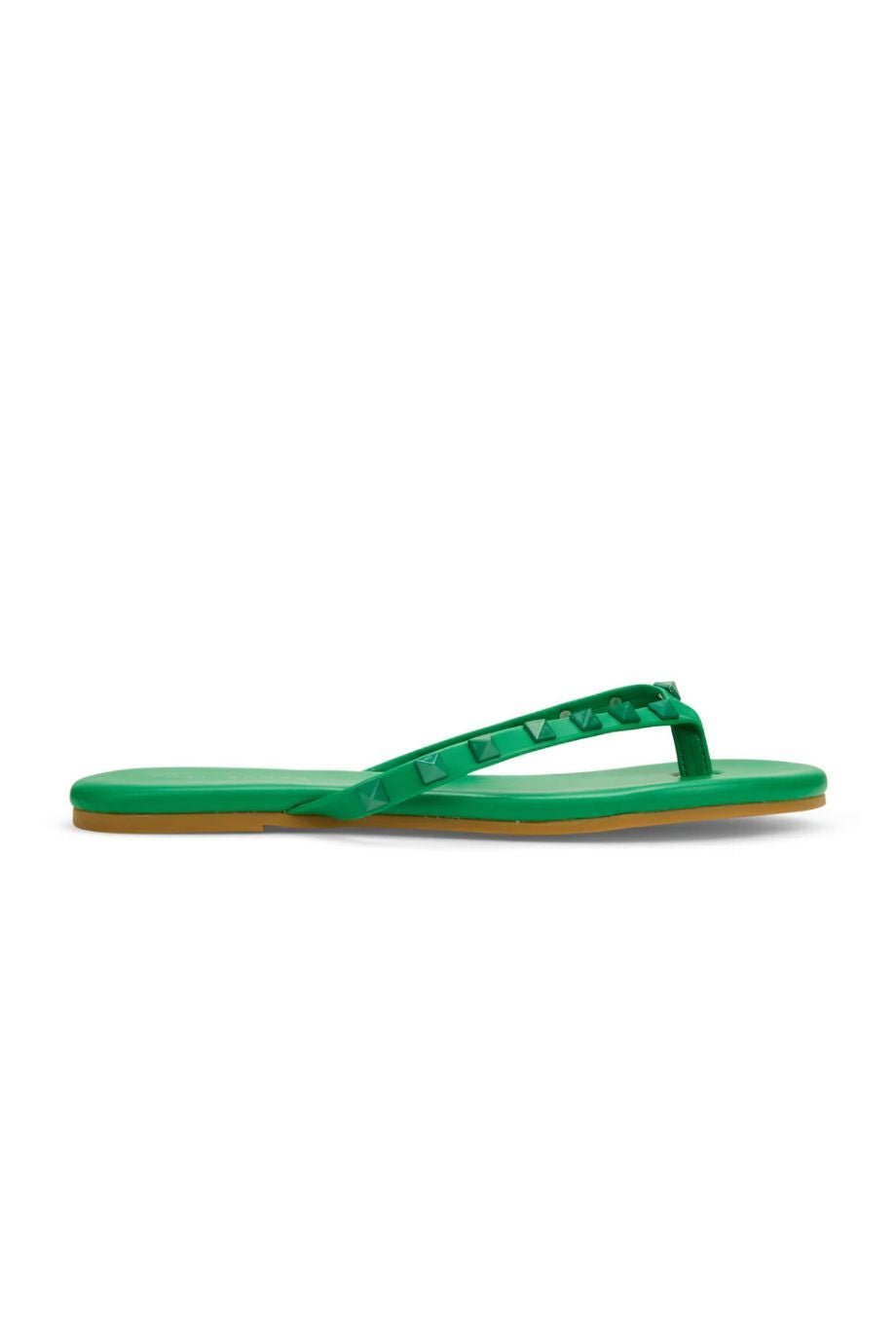 Rivington Stud Flip Flop Green - Yosi Samra - COLOR GAME