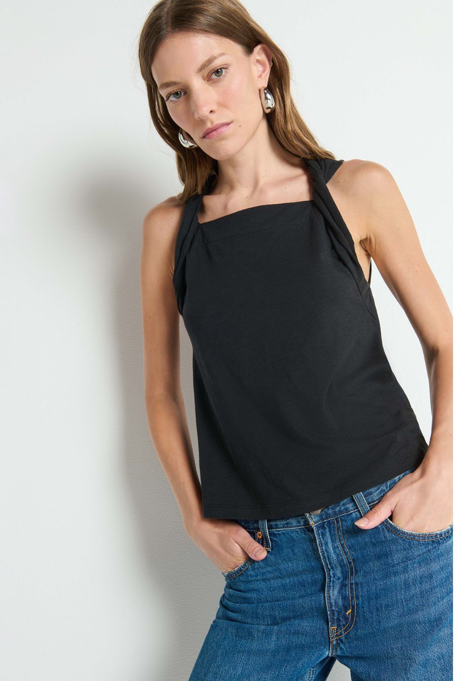 Sabrina Twist Strap Tank - Nation Los Angeles - COLOR GAME