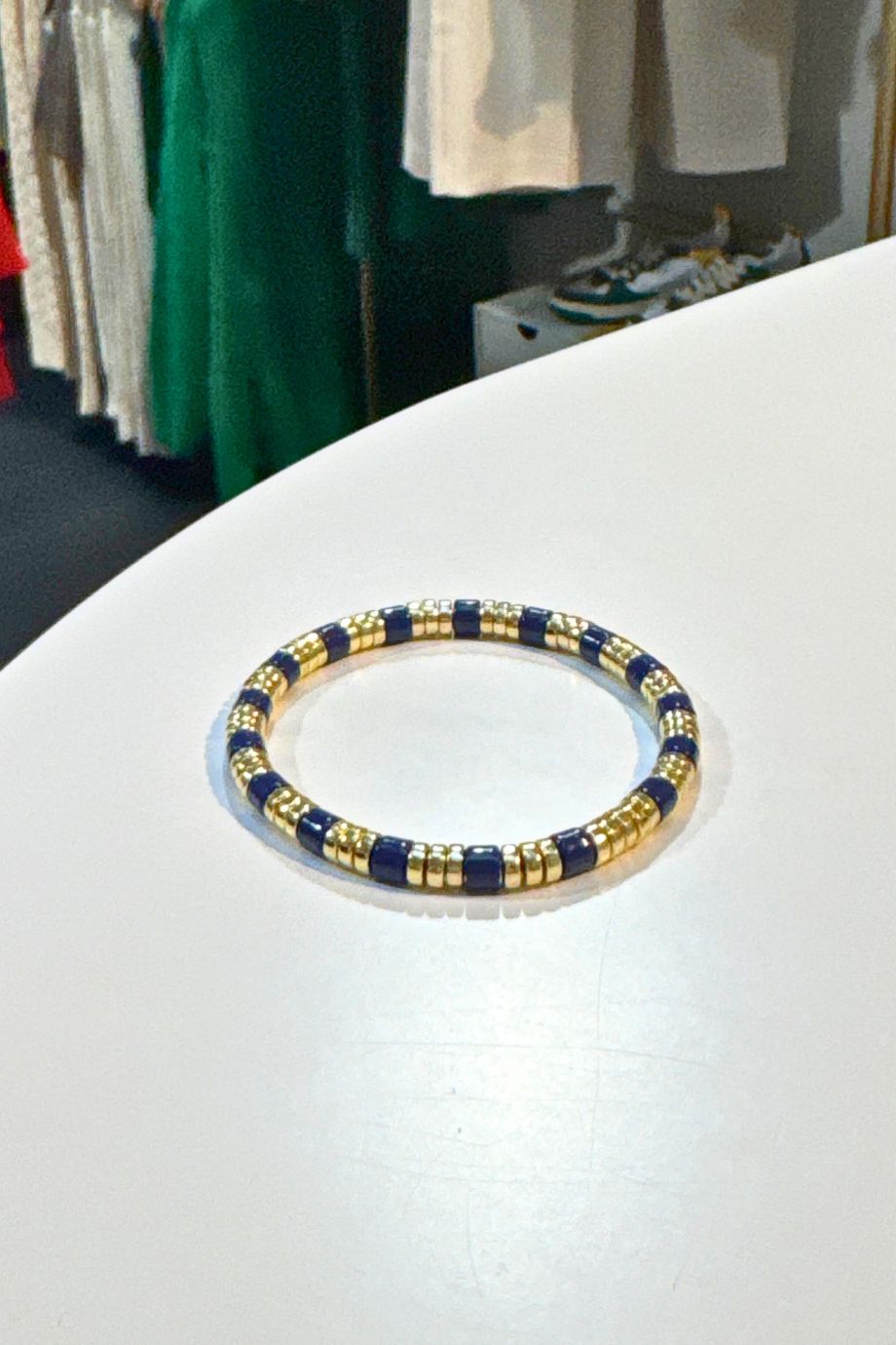 Santorini Stretch Bracelet Navy - Accessory Concierge - COLOR GAME