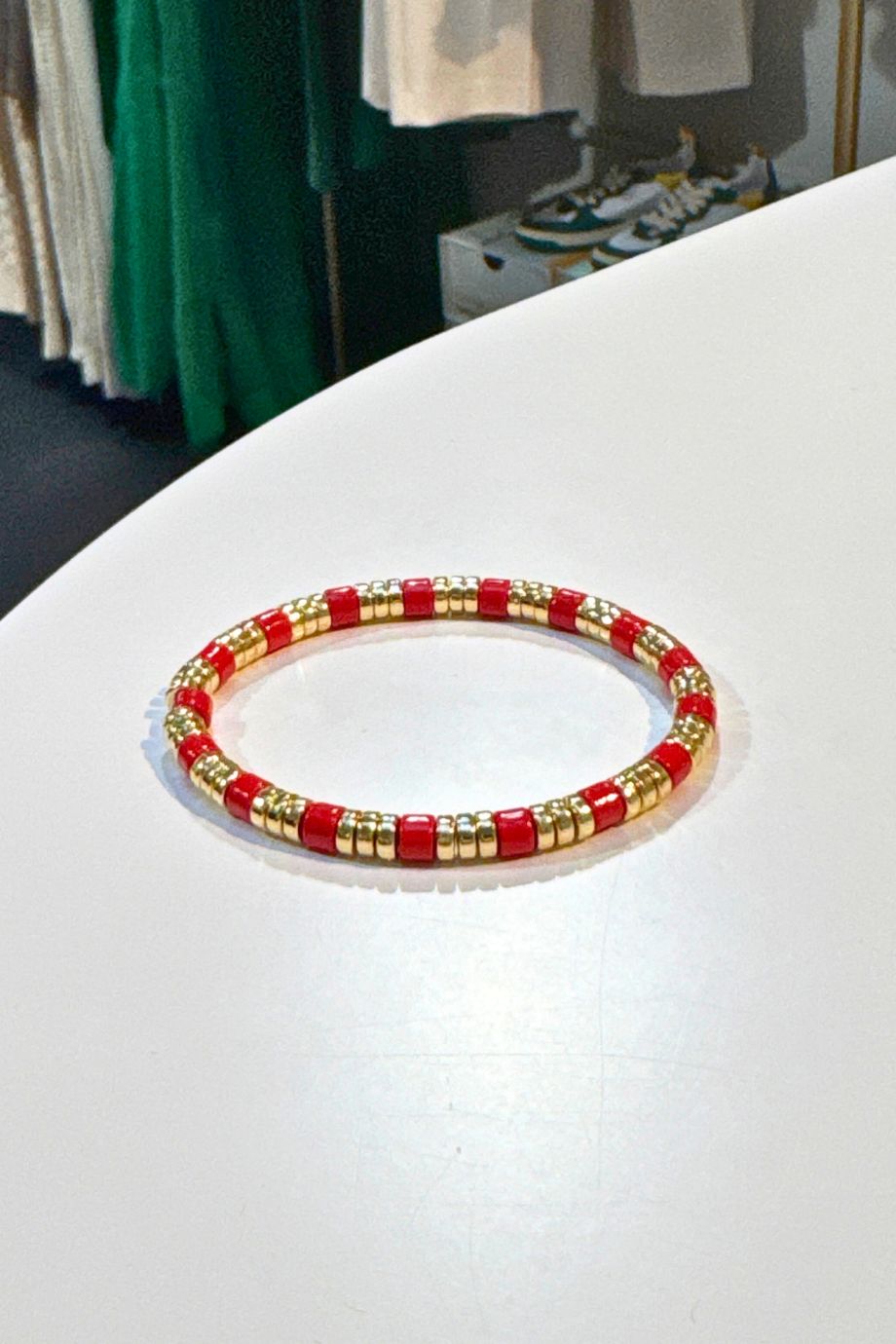 Santorini Stretch Bracelet Red - Accessory Concierge - COLOR GAME