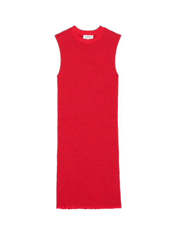 Sarabell Smocked Dress Red Shoes - Nation LTD - COLOR GAME