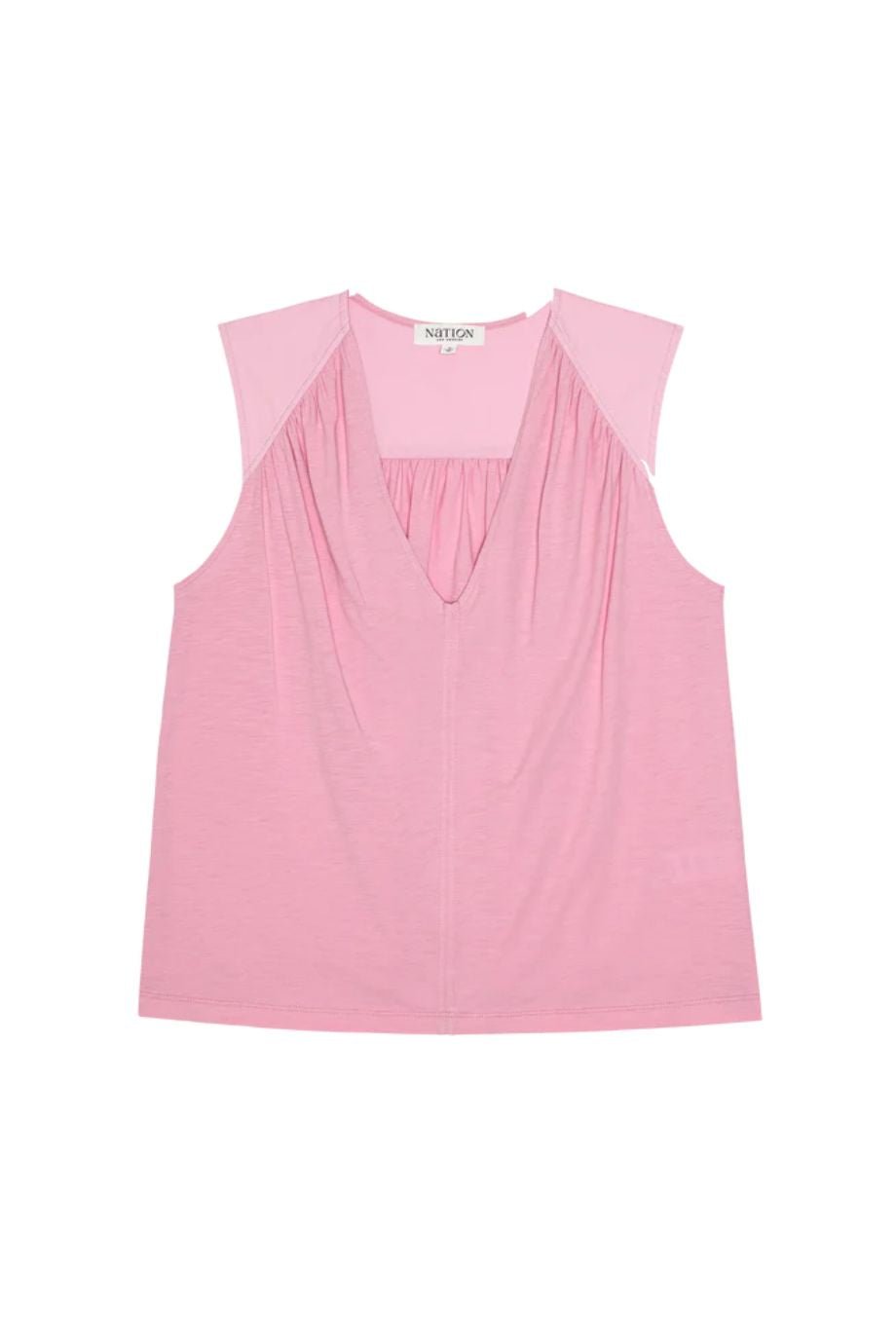Selma V-Neck Tank Lilac - Nation Los Angeles - COLOR GAME