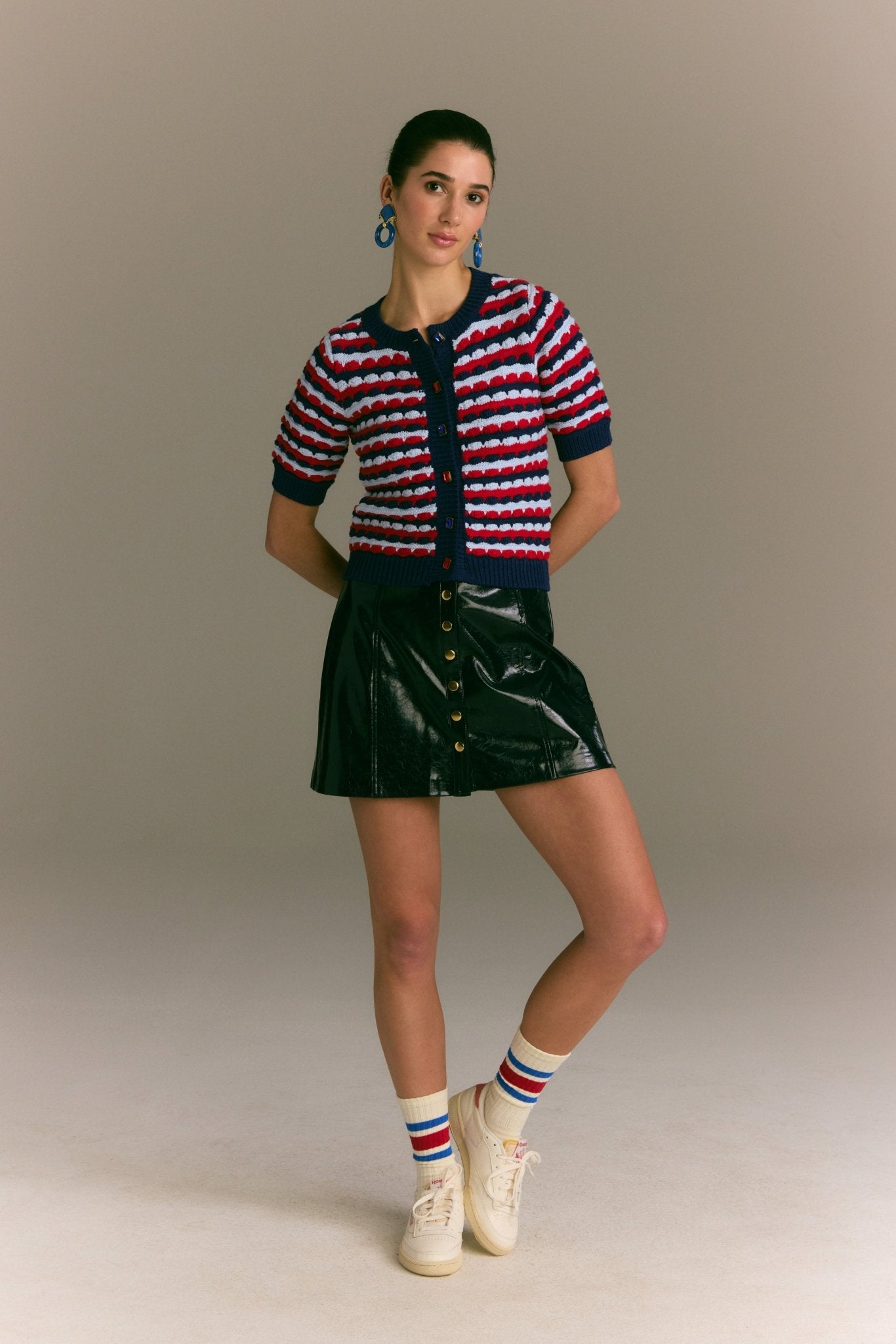 SHORT SLV ADELLE CARDIGAN