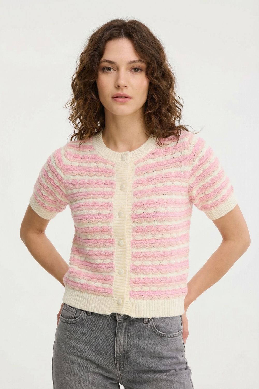 Short Sleeve Adelle Cardigan - Allison New York - COLOR GAME