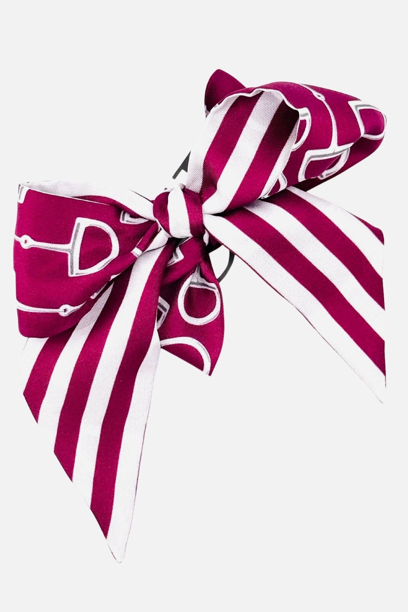 Signature Twilly Burgundy + White - Gameday Luxe - COLOR GAME