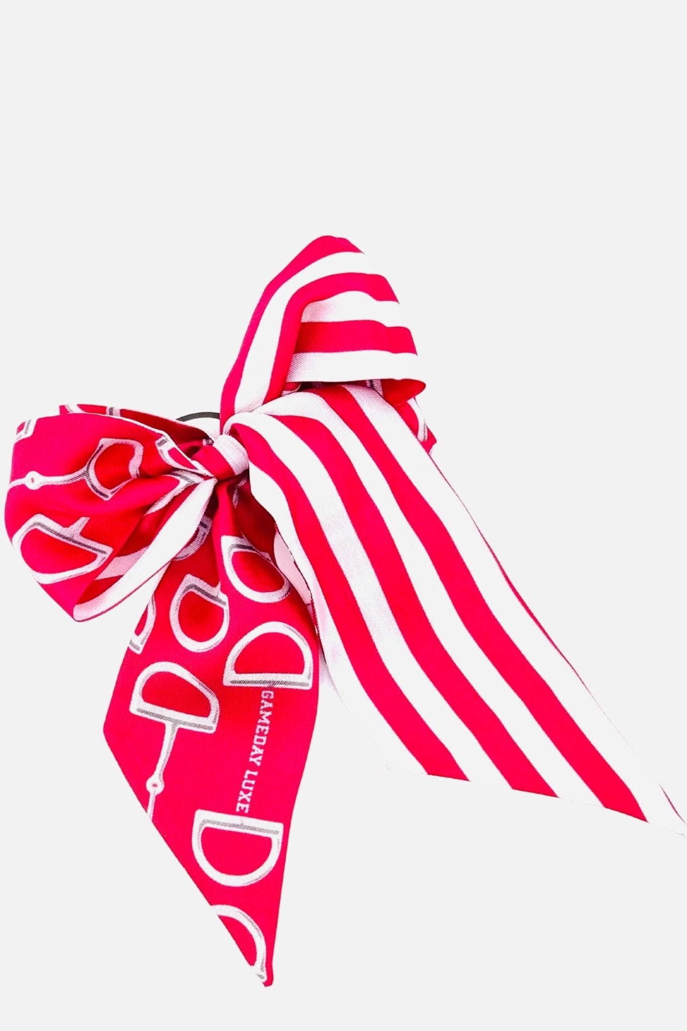 Signature Twilly Crimson + White - Gameday Luxe - COLOR GAME