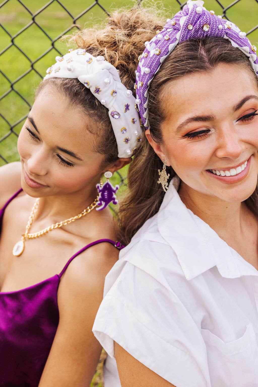 Silver TCU Horned Frog Earrings - Brianna Cannon - COLOR GAME