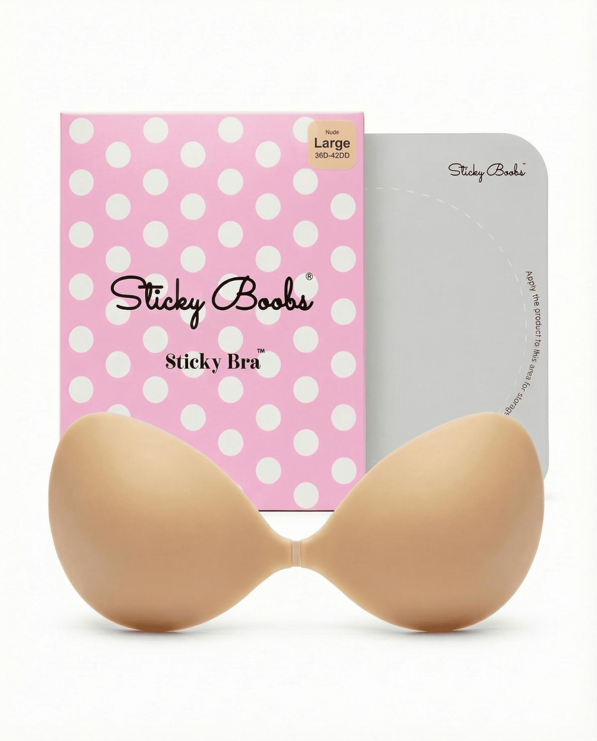 Sticky Boobs Sticky Bra – Adhesive Push-Up Backless Strapless Bra - Sticky Boobs - COLOR GAME