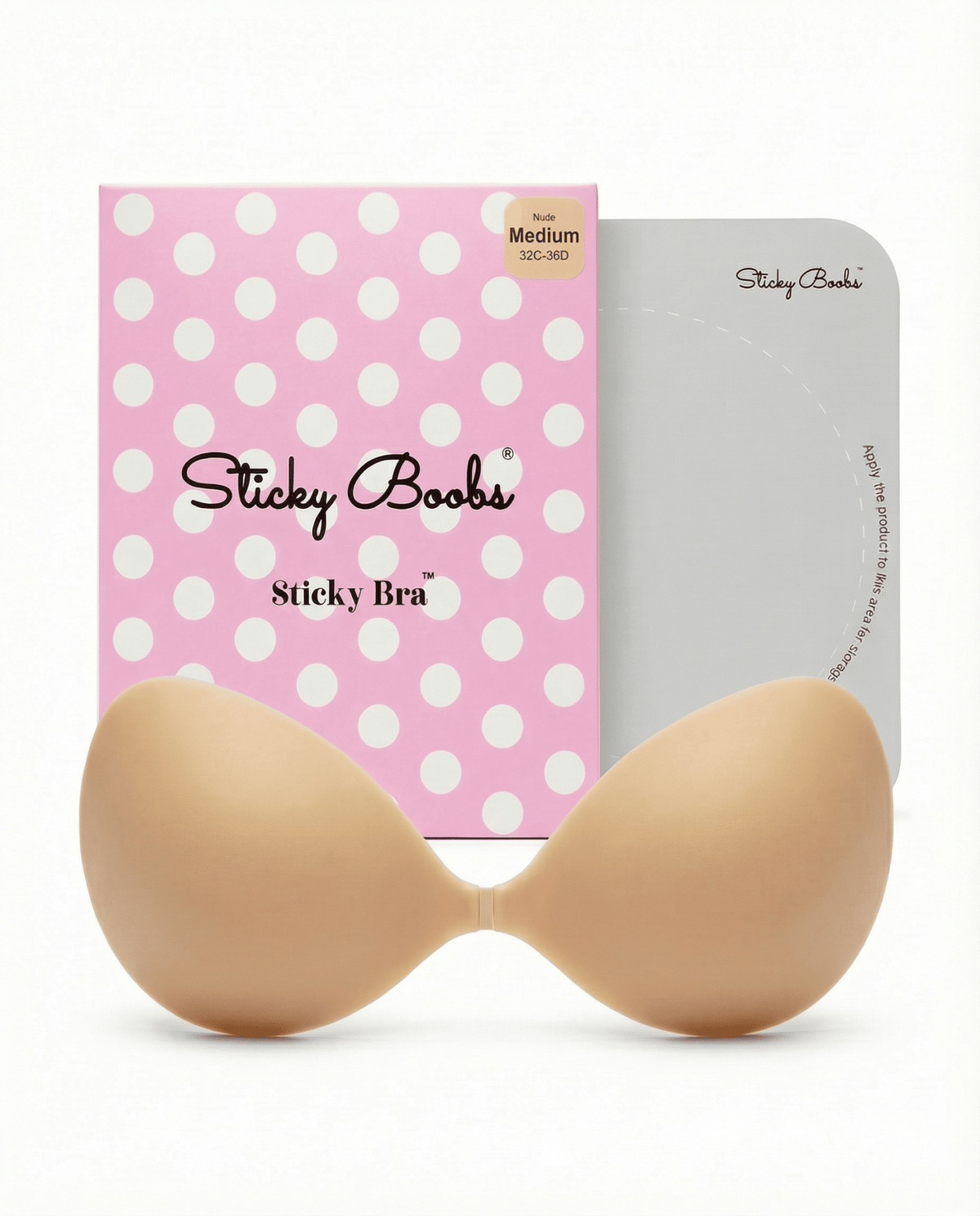 Sticky Boobs Sticky Bra – Adhesive Push-Up Backless Strapless Bra - Sticky Boobs - COLOR GAME
