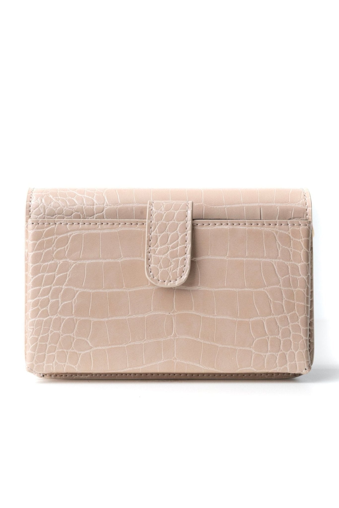 Taupe Croc Stadium Bag - Main and Exchange - COLOR GAME