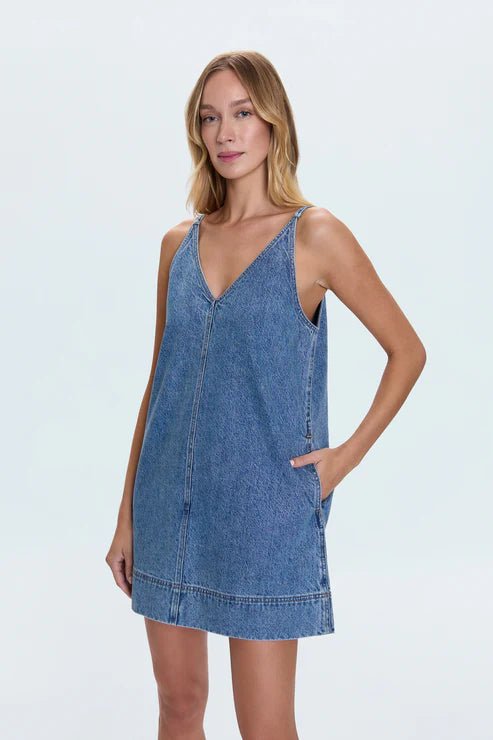 Tavi Pop Over Dress - Pistola - COLOR GAME