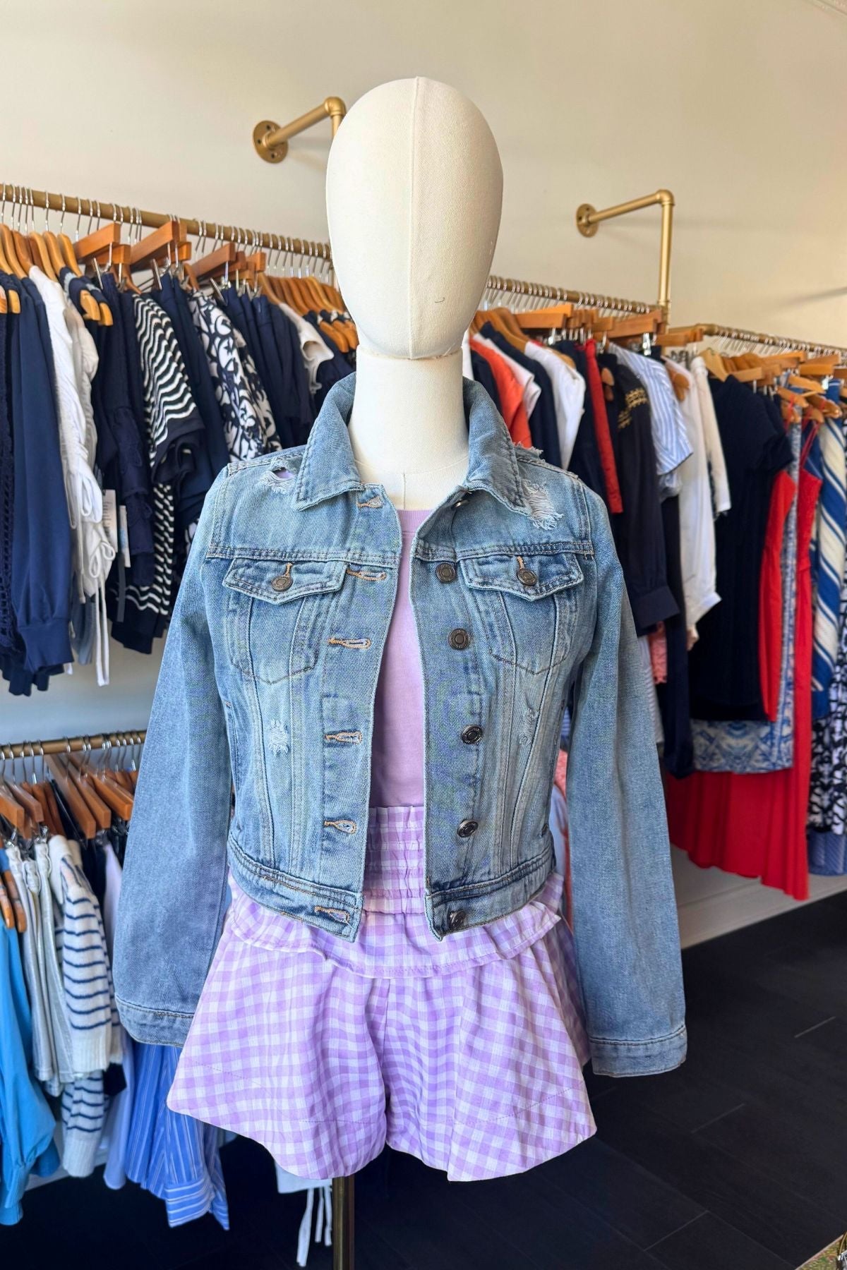 TCU Frog Hand Sign Denim Jacket - Moving Forward Designs - COLOR GAME