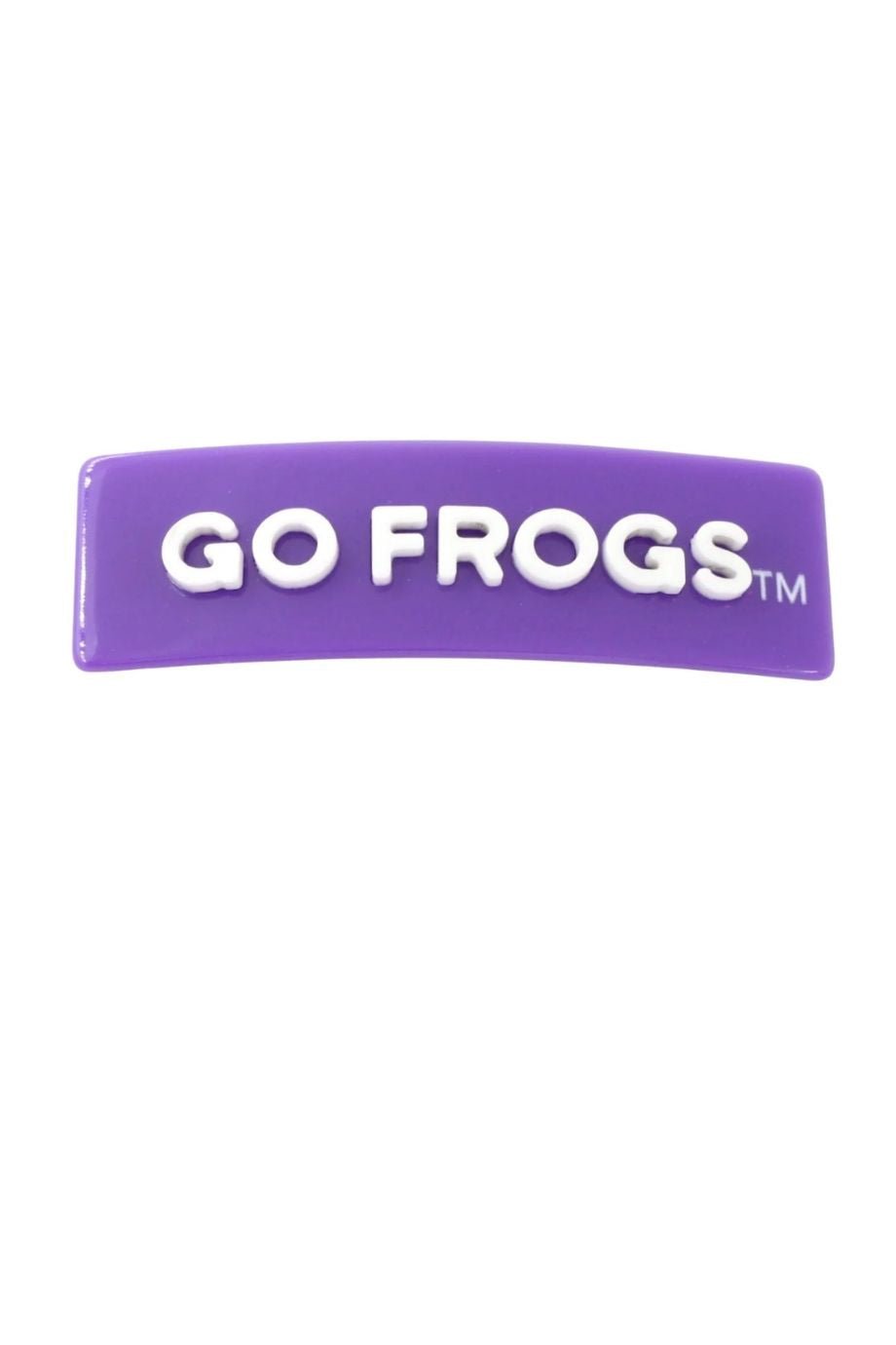 TCU "GO FROGS" Barrette Clip - Brianna Cannon - COLOR GAME