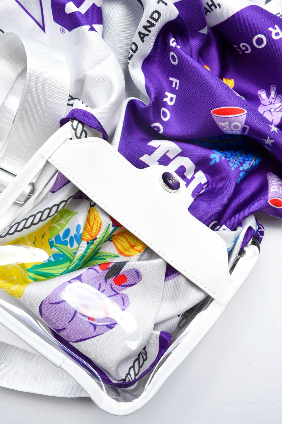 TCU Horned Frogs Saturday Scarf - Saturday Silks - COLOR GAME