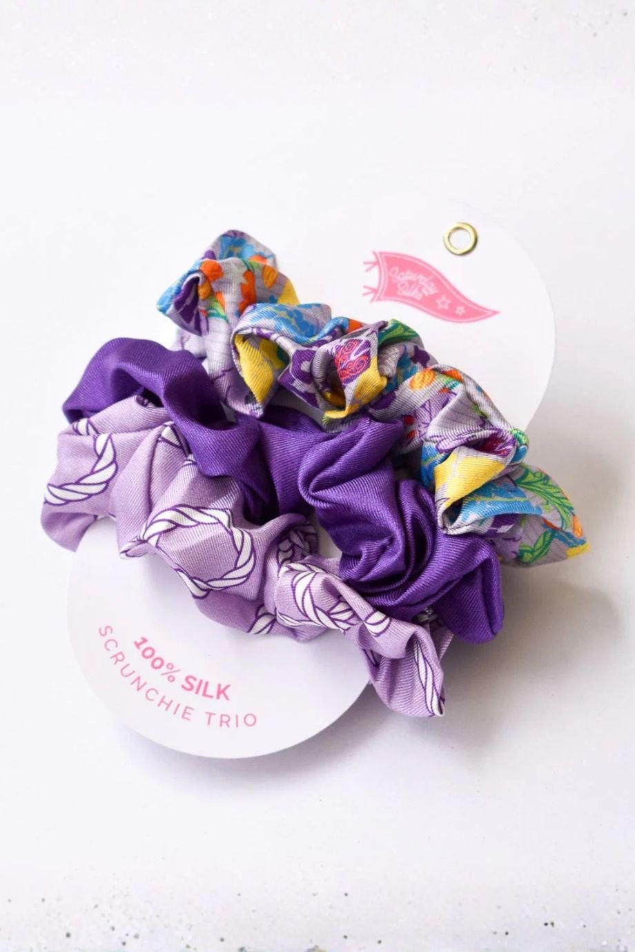 TCU Horned Frogs Scrunchie Set - Saturday Silks - COLOR GAME