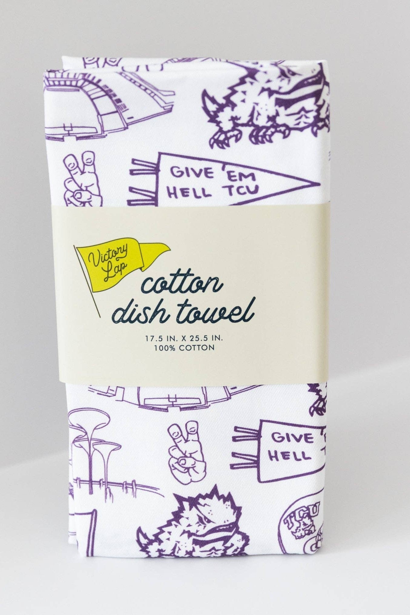 TCU Towel - Victory Lap - COLOR GAME