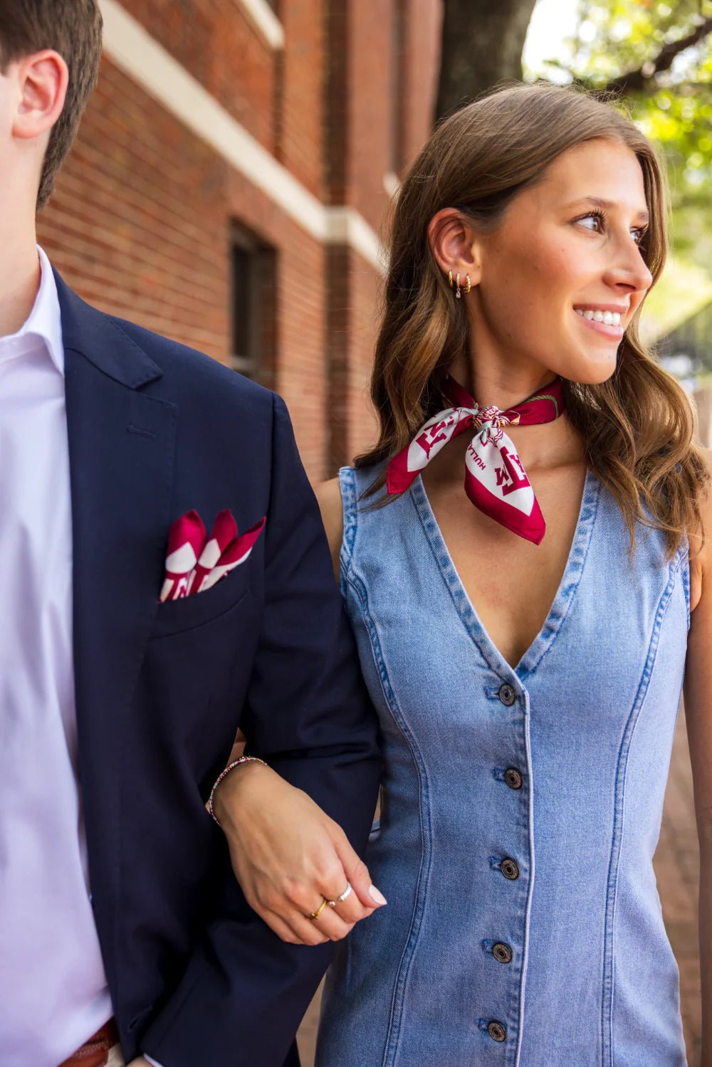 Texas A&M Aggies Pocket Scarf - Saturday Silks - COLOR GAME