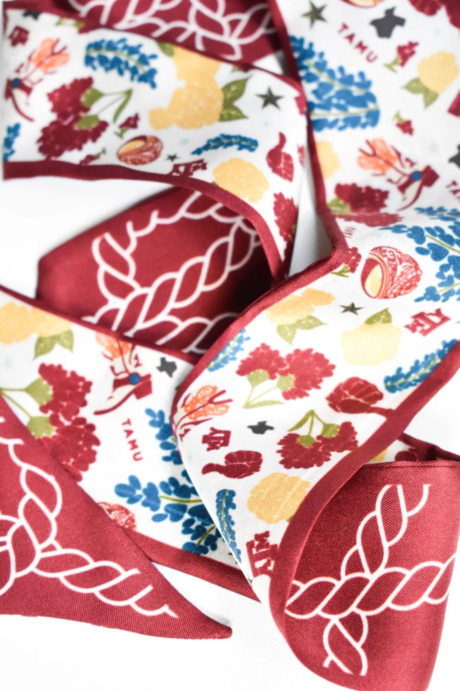 Texas A&M Aggies Skinny Scarf - Saturday Silks - COLOR GAME