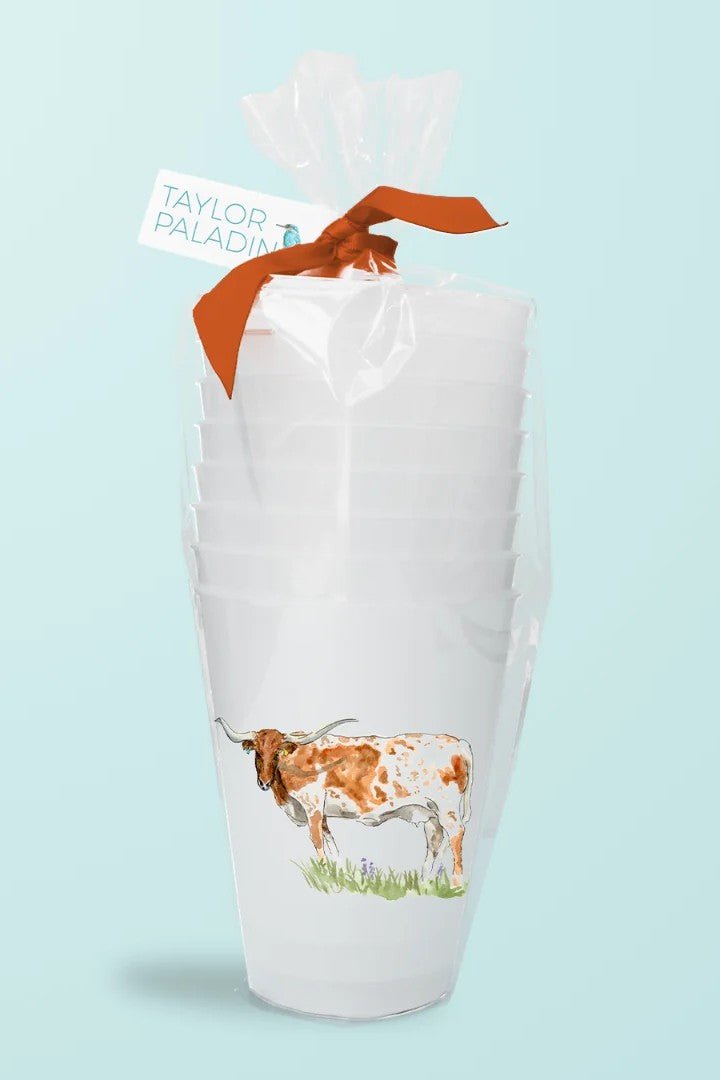 Texas Longhorn Frost Flex Cups - Taylor Paladino - COLOR GAME