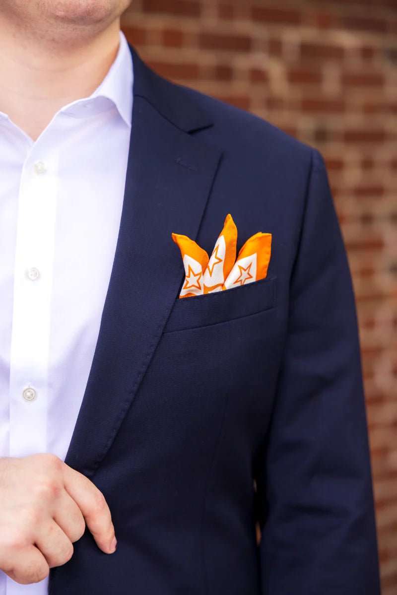 Texas Longhorns Pocket Scarf - Saturday Silks - COLOR GAME