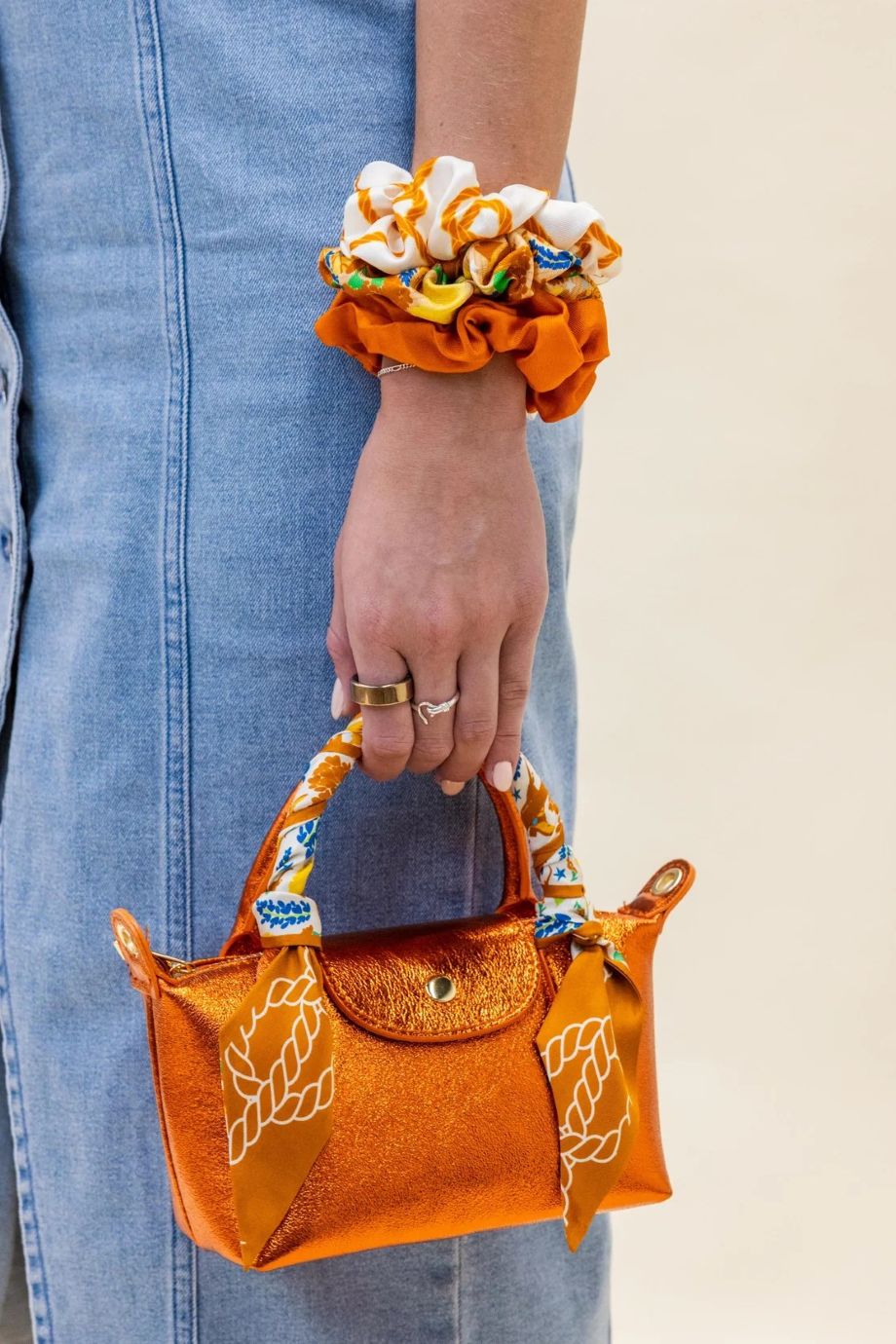 Texas Longhorns Scrunchie Set - Saturday Silks - COLOR GAME