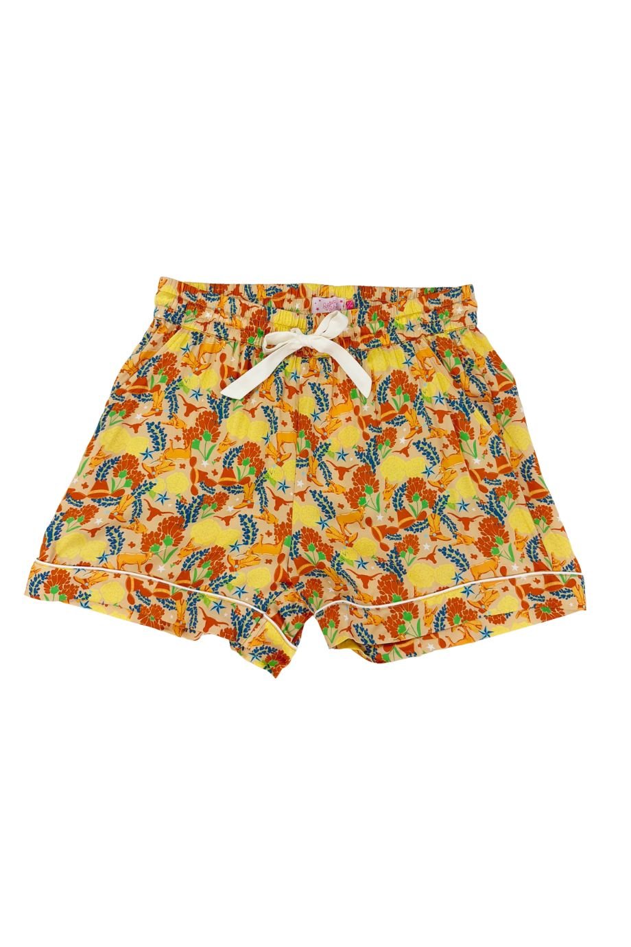 Texas Longhorns Sleep Shortie - Saturday Silks - COLOR GAME