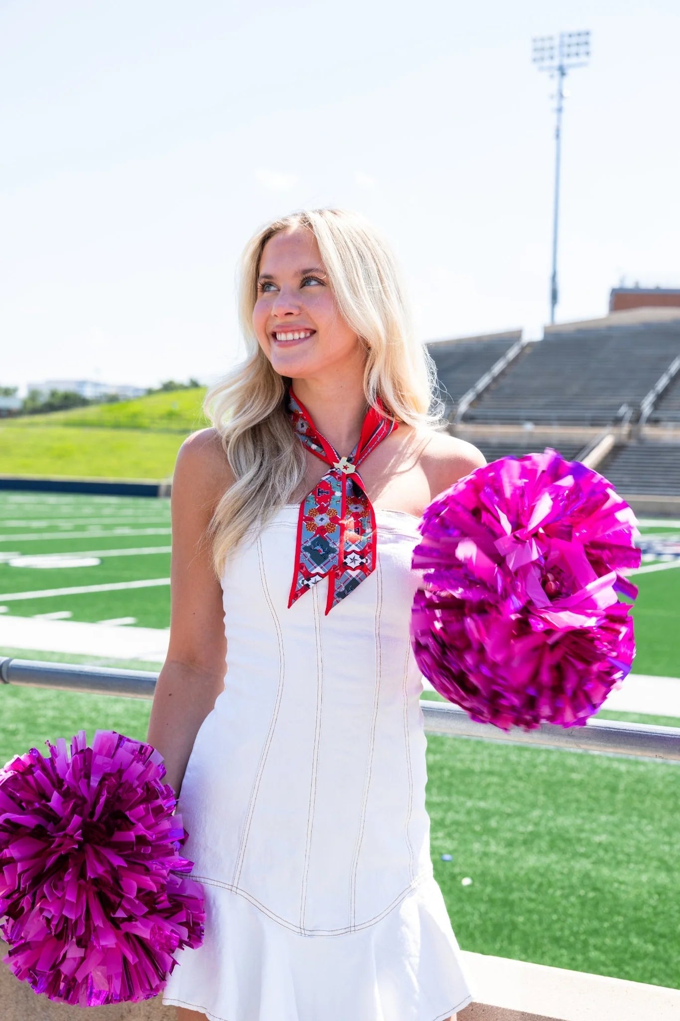 Texas Tech All-Star Skinny Scarf - Saturday Silks - COLOR GAME