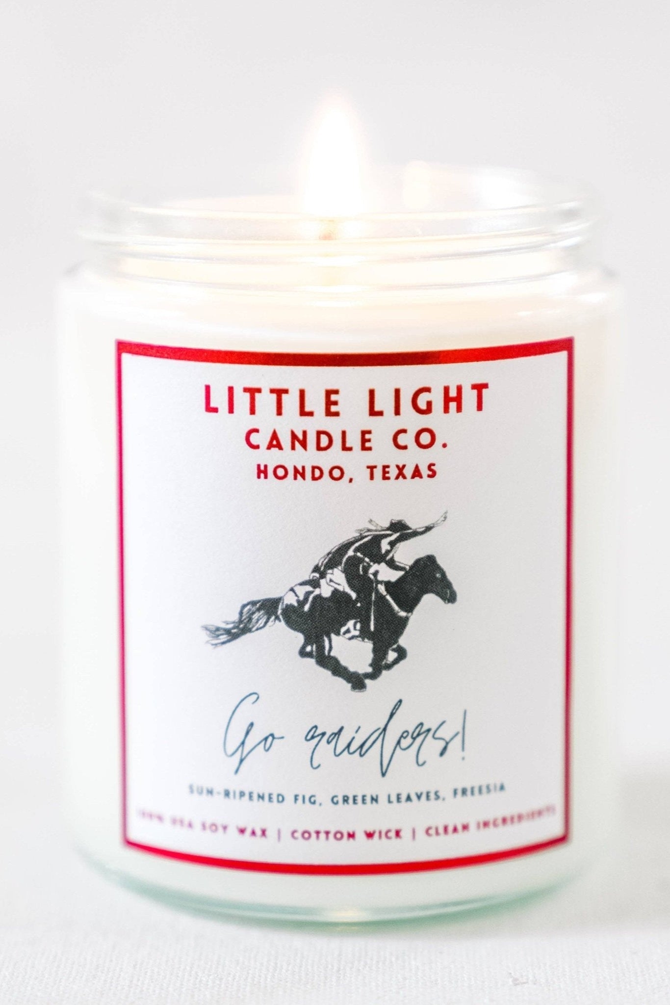 Texas Tech Jar Candle - Little Light Candle Co. - COLOR GAME