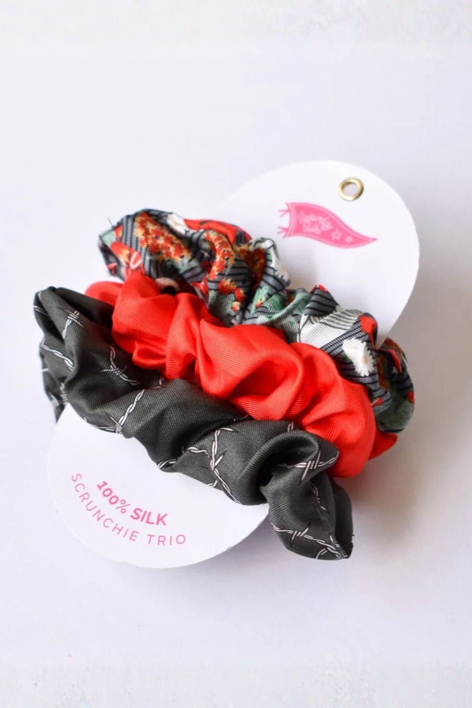 Texas Tech Red Raiders Scrunchie Set - Saturday Silks - COLOR GAME