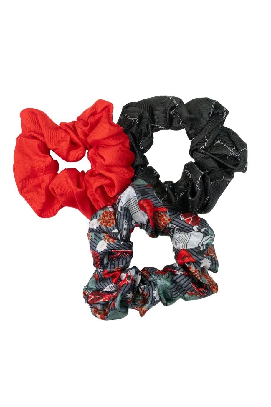 Texas Tech Red Raiders Scrunchie Set - Saturday Silks - COLOR GAME
