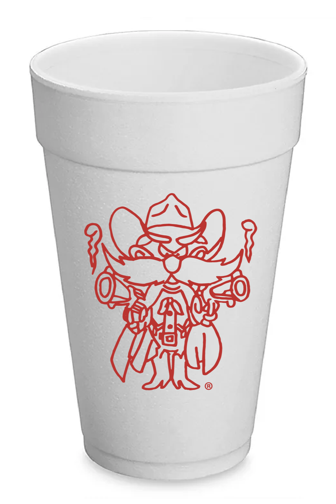 Texas Tech Styrofoam Cups Set of 8 - Victory Lap - COLOR GAME