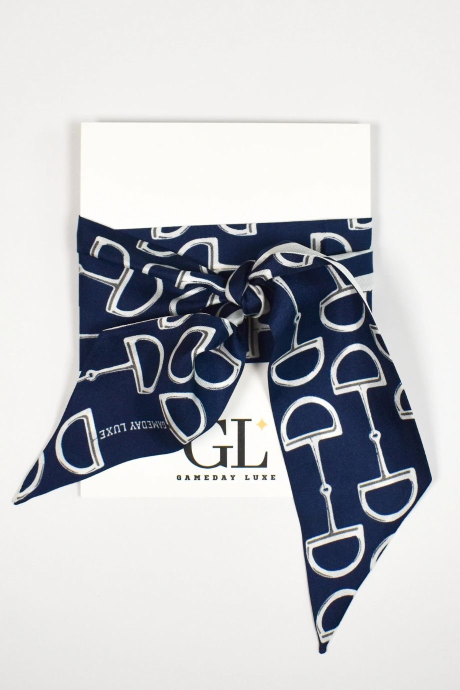The Gameday Signature Scarf- Navy - Gameday Luxe - COLOR GAME