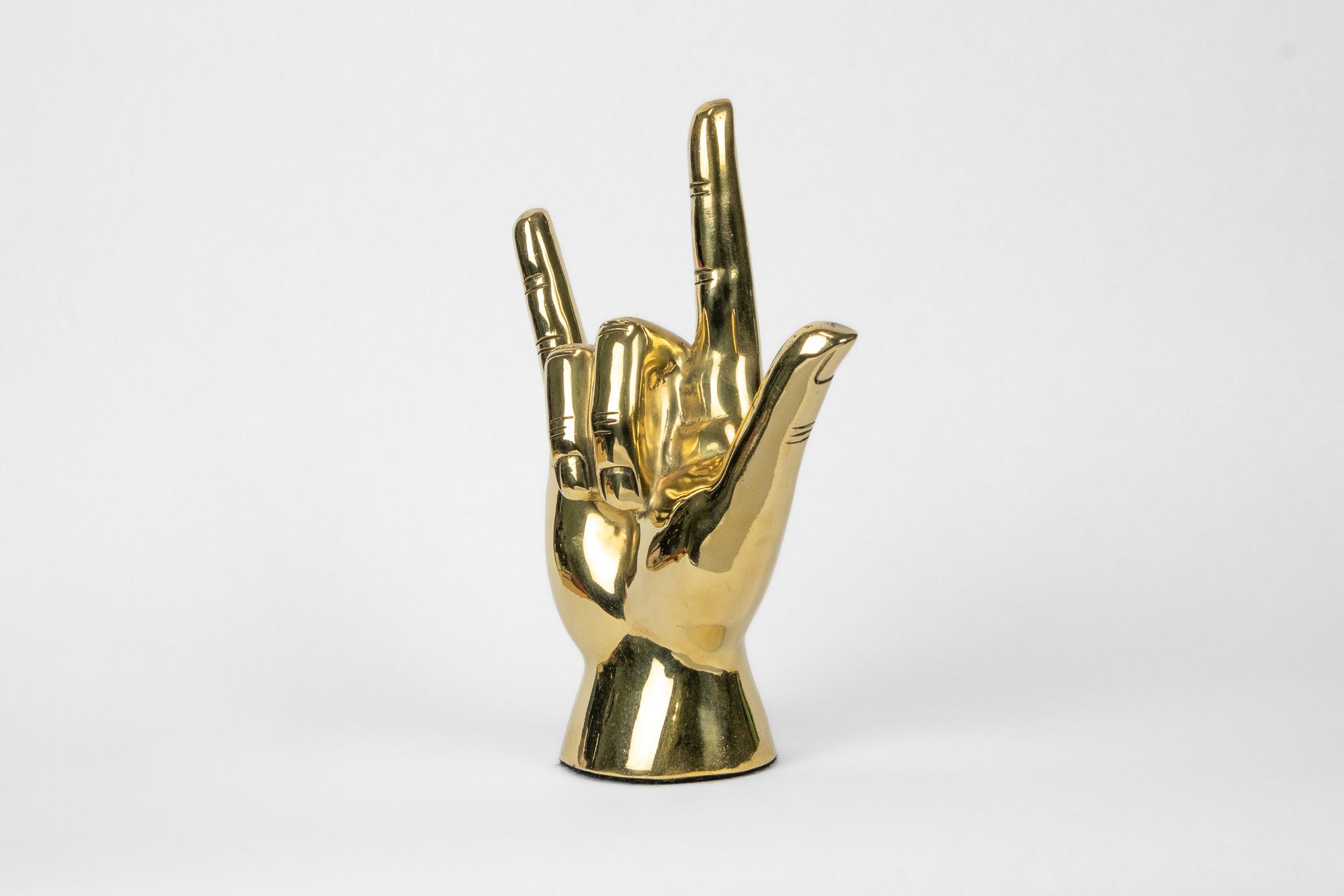 The "I Love You" Hand Sign Sculpture in Brass - Prize - COLOR GAME