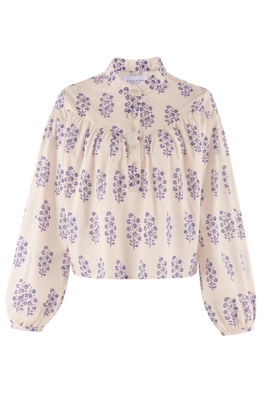 The Logan Shirt Lilac Print - The Shirt by Rochelle Behrens - COLOR GAME
