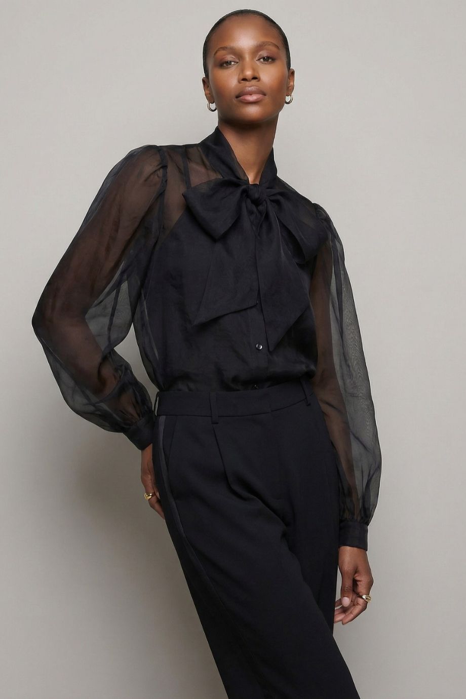 The Long Sleeve French Bow Shirt - The Shirt by Rochelle Behrens - COLOR GAME