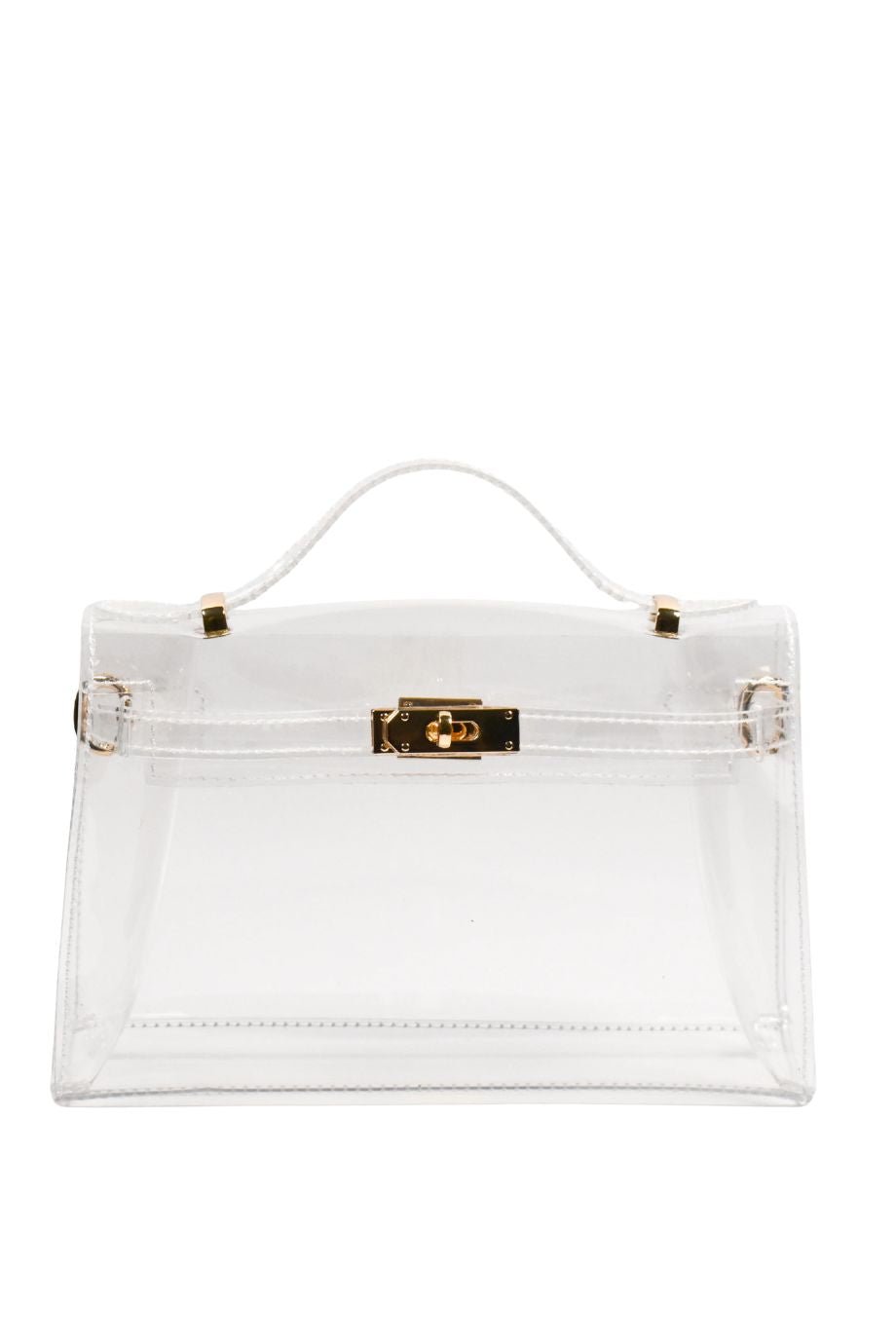 The Mini Andrea Clear Top Handle Bag - Gameday Luxe - COLOR GAME