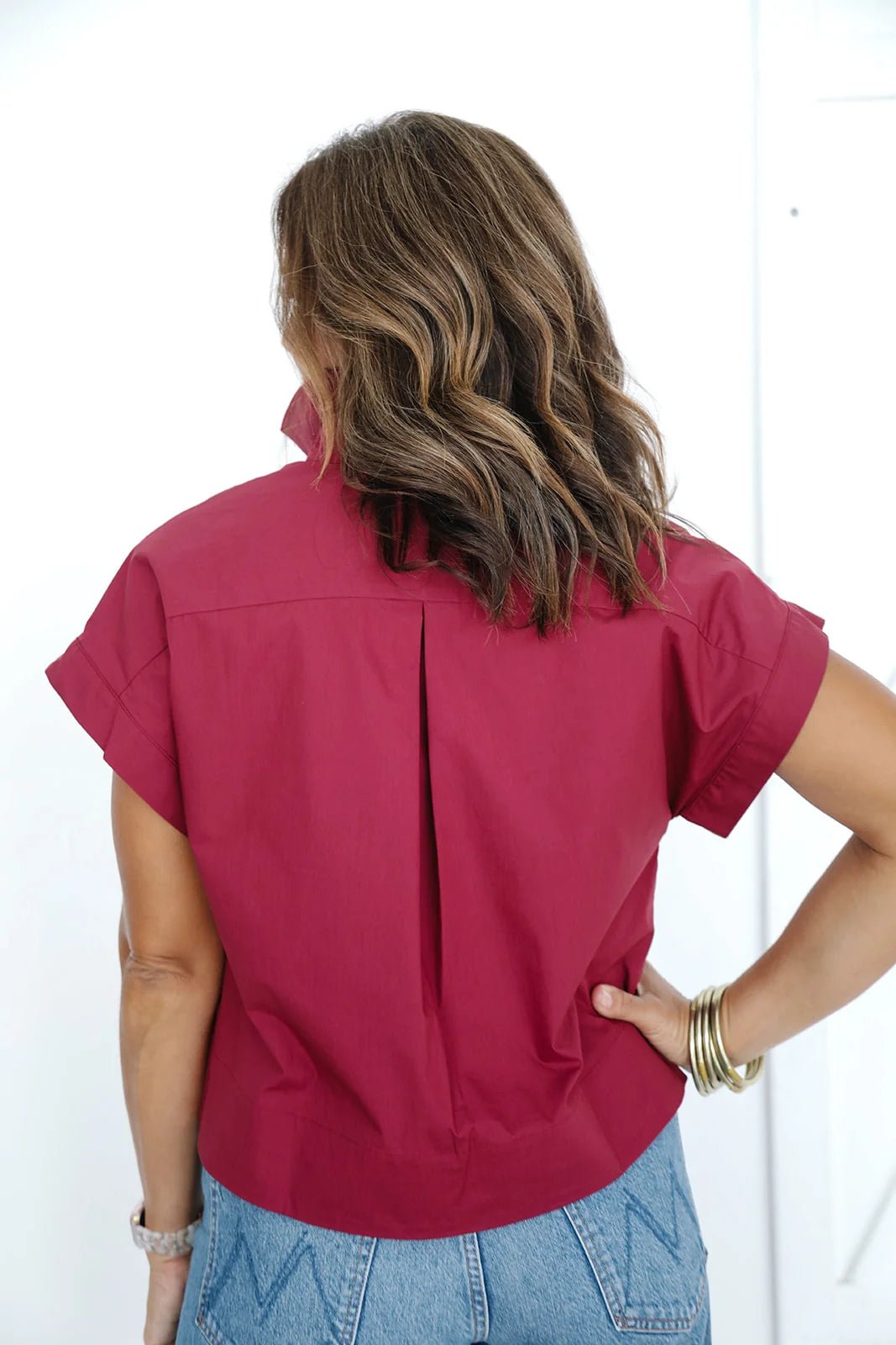 The Shorty Shirt Maroon - Heidi Houston - COLOR GAME