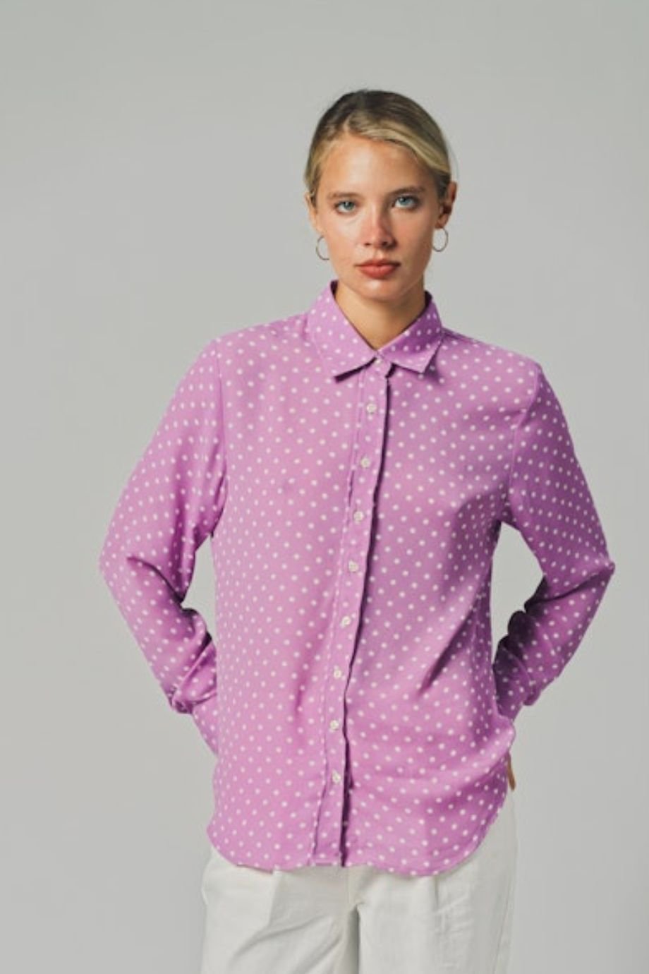 The Signature Polka Dot Shirt - The Shirt by Rochelle Behrens - COLOR GAME