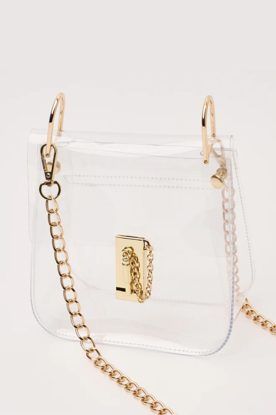 The Tatum Clear Shoulder Bag - Clearly Handbags - COLOR GAME