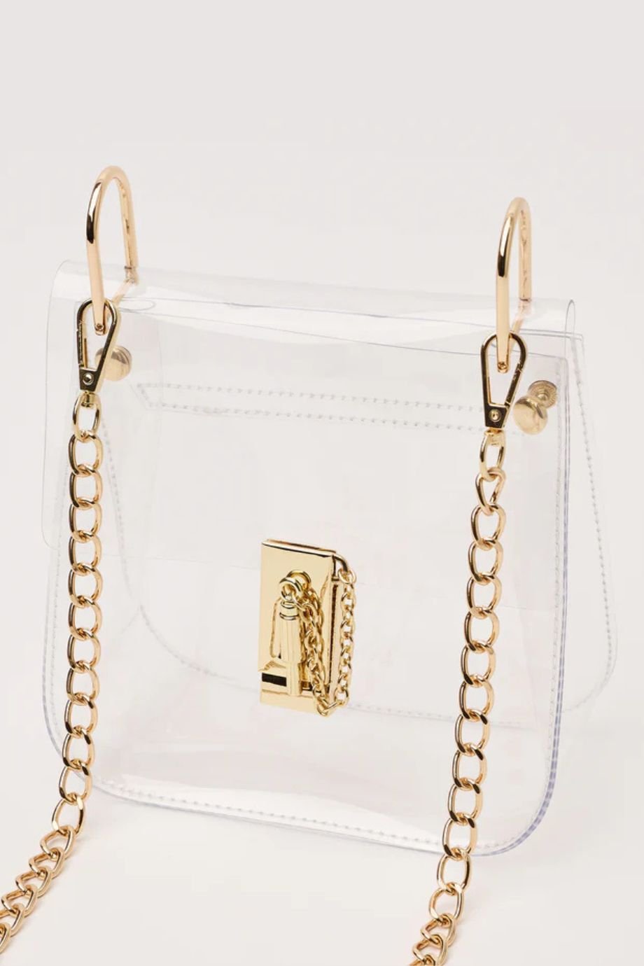 The Tatum Clear Shoulder Bag - Clearly Handbags - COLOR GAME