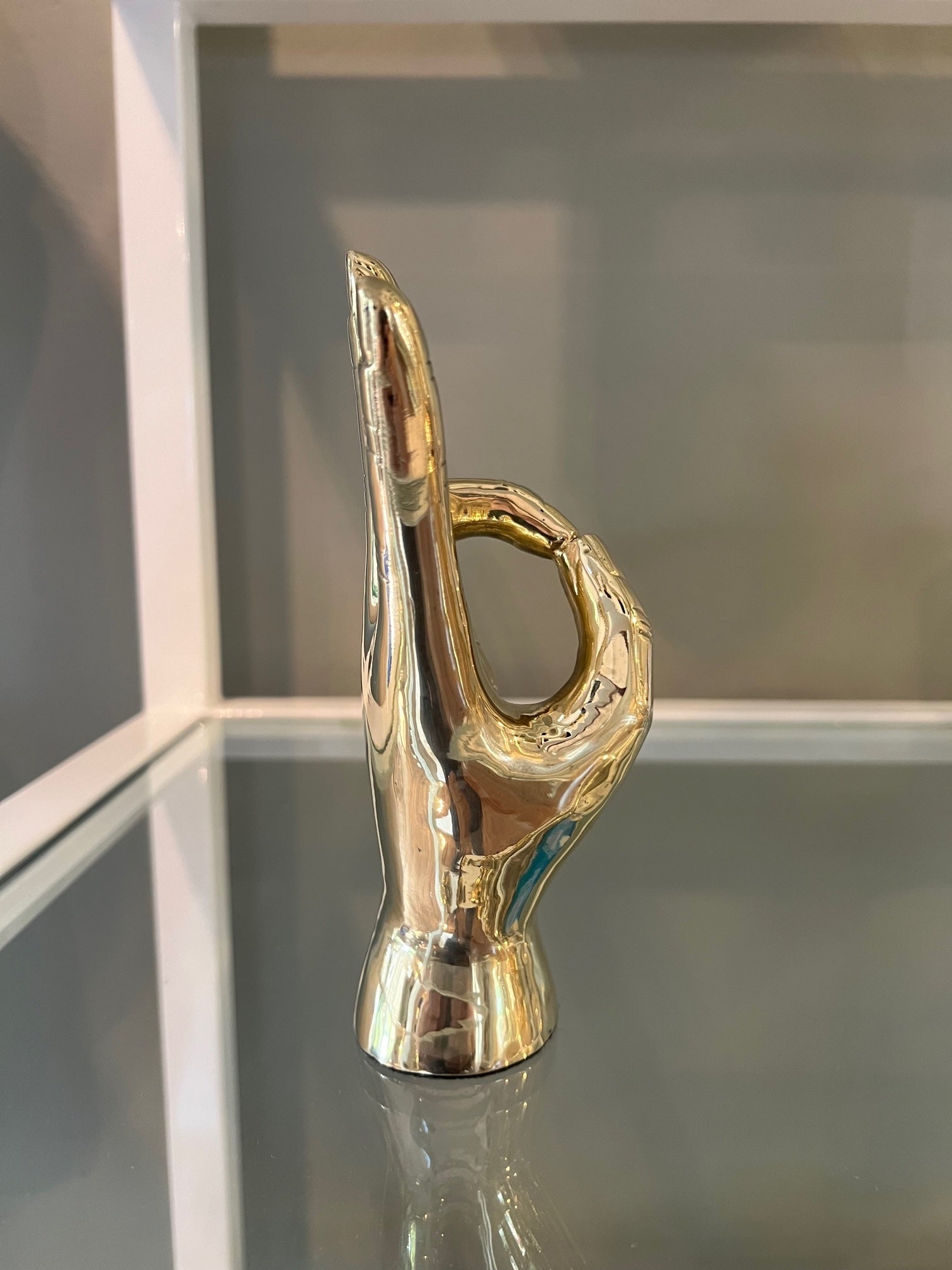 V. O. L. Hand Sign Sculpture in Brass - Prize - COLOR GAME
